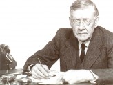 Sir Alan during his time at the treasury. &copy; University of Sussex