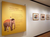Eastern Art Paintings Gallery - Yoshida exhibition, panel and east wall. &copy; Ashmolean Museum, University of Oxford
