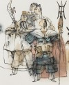 Detail of Heroes from The Water Margin, Shanghai province, China, 2003 (Museum No: EA2007.194). &copy; the artist