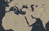 Map from the Islamic Middle East Gallery. &copy; Ashmolean Museum, University of Oxford