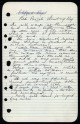 May Beattie’s notes of the Hunting Carpet at the Poldi Pezzoli Museum, which record her discovery of. &copy; Ashmolean Museum, University of Oxford