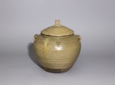 Greenware jar and cover with two birds (EA1956.947)