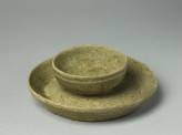 Greenware tray and cup (EA1992.117)
