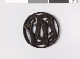 Tsuba with four parts of a Japanese saddle (EAX.10513)