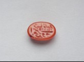 Oval bezel seal with nasta&lsquo;liq inscription (LI1008.119)