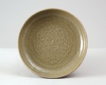 Greenware dish with floral decoration (LI1301.146)