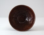 Ding black ware bowl with seasonal flowers (LI1301.227)