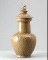 Greenware funerary vase with floral decoration (LI1301.258)