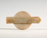 Bi disc and sceptre, or gui, with moons, stars, and carp decoration (LI1301.32)