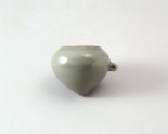 Greenware bird feeder in the form of a pointed fruit (LI1301.336)