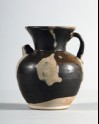 Huangdao black ware ewer with white splashes (LI1301.364)