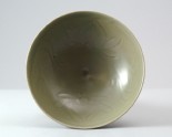 Greenware bowl with lotus decoration (LI1301.375)