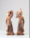 Figure of a dancing lady with raised arm (LI1301.407.2)