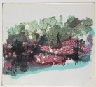 Green, red, and black composition (LI1486.11)