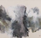 Black, green, and grey abstract landscape (LI1486.20)