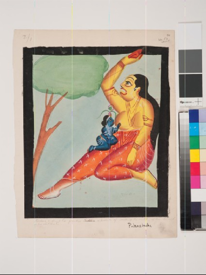 Bala Krishna and the demoness Putanafront