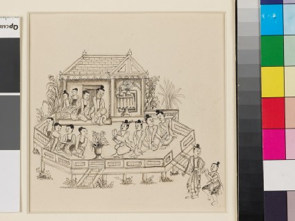 Scene from the Vessantara Jatakafront