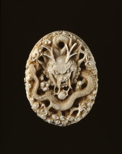 Ivory seal with dragontop