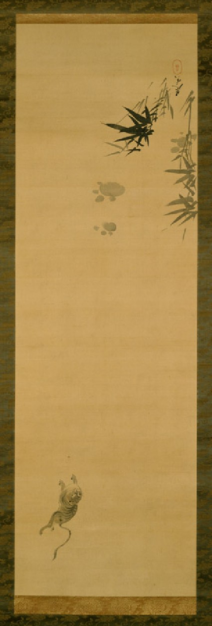 Tiger and bamboofront