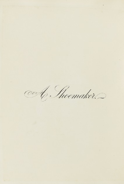 A Shoemakerfront