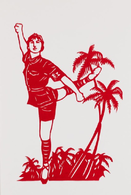 Heroine from the ballet Red Detachment of Womenfront