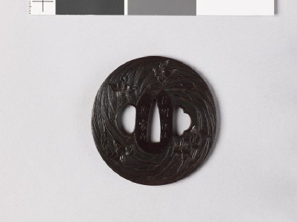 Tsuba with irisesfront