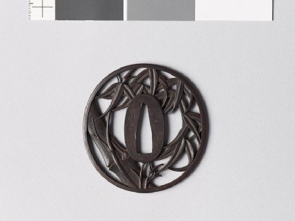 Tsuba with bamboofront