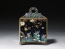Casket with flowers and butterflies (side)