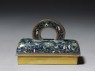 Casket with flowers and butterflies (side, lid only)
