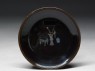 Lacquered box with figures in a landscape (inside, lid)