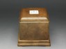 Base of a seal box with geometric decoration (with lid)