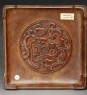 Base of a seal box with geometric decoration (bottom)