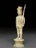 Ivory pawn chess-piece (side)