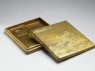 Writing box with landscape (oblique, open)