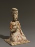 Seated figure of a lady holding a cup (oblique)
