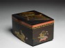 Picnic set box depicting the seven gods of good fortune (oblique)