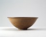 Glazed bowl with lotus scroll decoration (oblique)