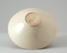 White ware bowl with four boys (oblique)