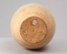 White ware funerary jar and lid (oblique)