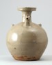 Greenware ewer with chicken head spout (front)