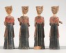 Figure of a lady holding a baby in swaddling-clothes (oblique)