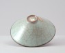 Greenware bowl in the style of Guan ware (oblique)